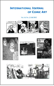 Cover of the current issue of the International Journal of Comic Art